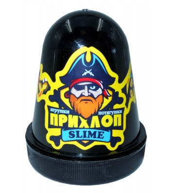 

Слайм "Прихлоп", флуоресцентный, с шариками, черный