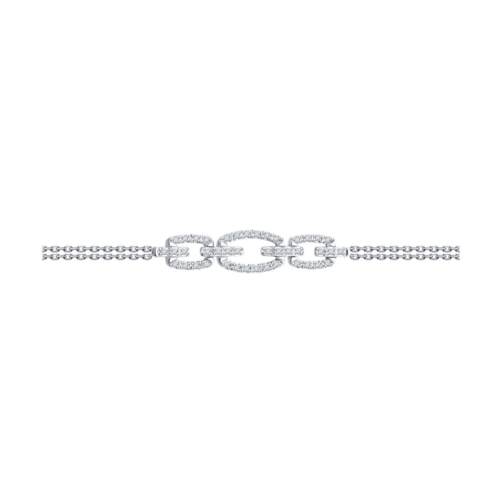 

Браслет из золота р.  SOKOLOV Diamonds 1050270-3, бриллиант, 1050270-3
