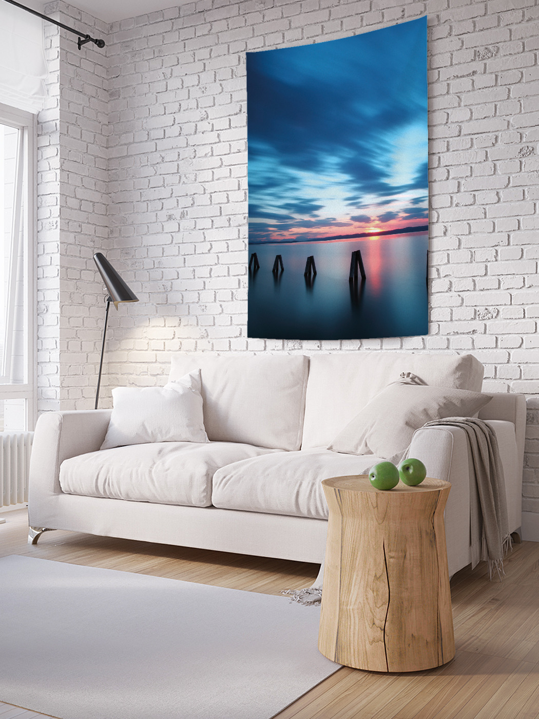 

Вертикальное фотопанно на стену JoyArty Океанский закат 100x150 см, Океанский закат