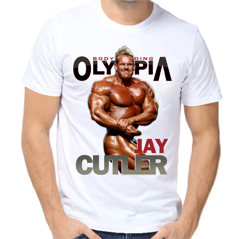 

Футболка мужская белая 70 р-р bodibilding olimpia jay cutler, Белый, fm_jay_catler