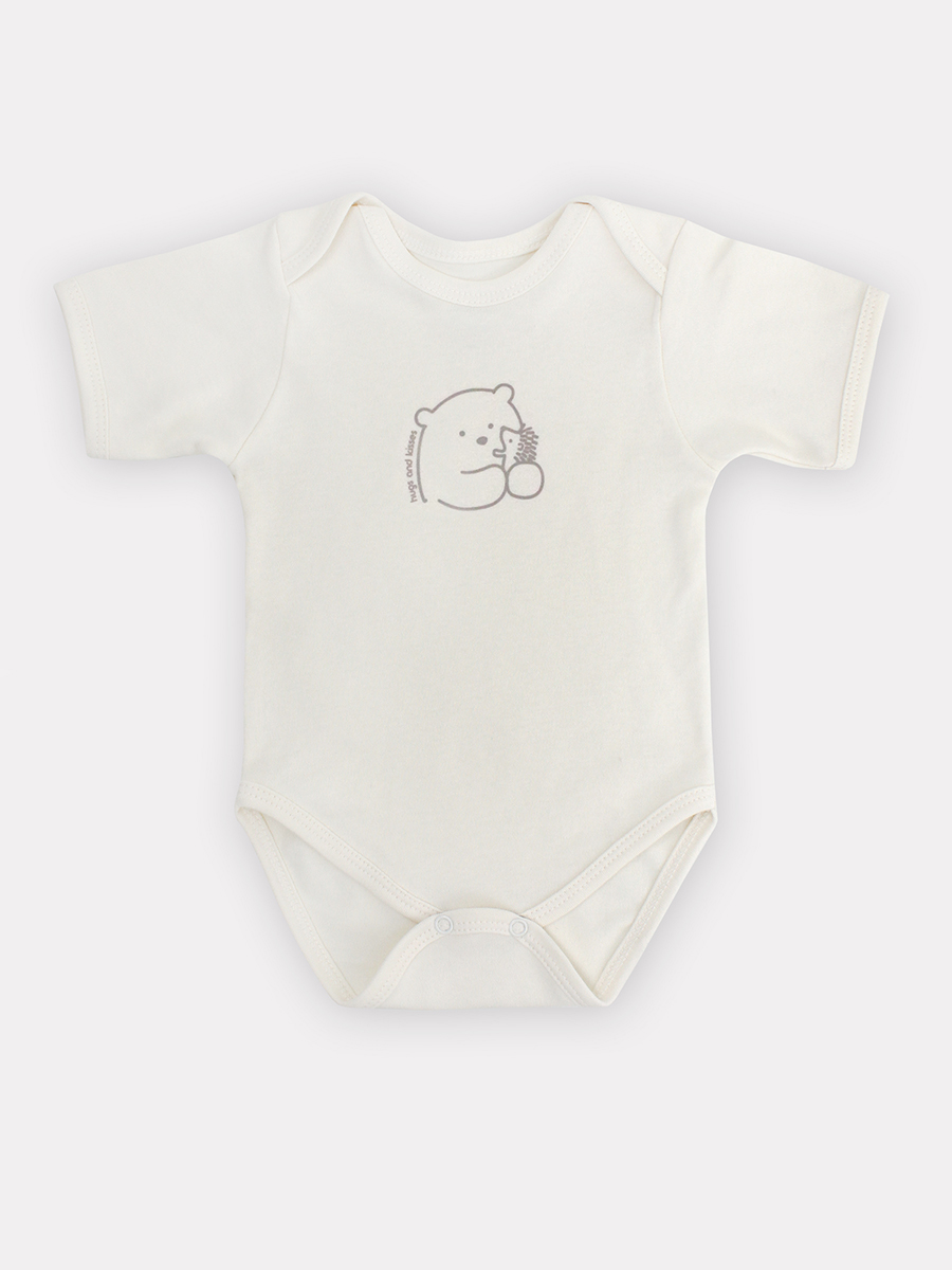 

Боди с коротким рукавом Rant HUGS AND KISSES Friends Beige р.68, 6274_print
