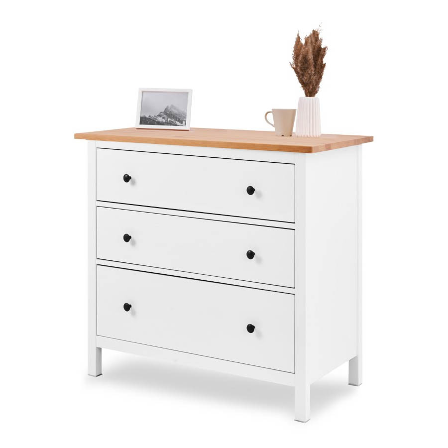 

Комод IKEA Кымор 3 ящика Белый/Светло-коричневый, 3 ящика 108х96х50