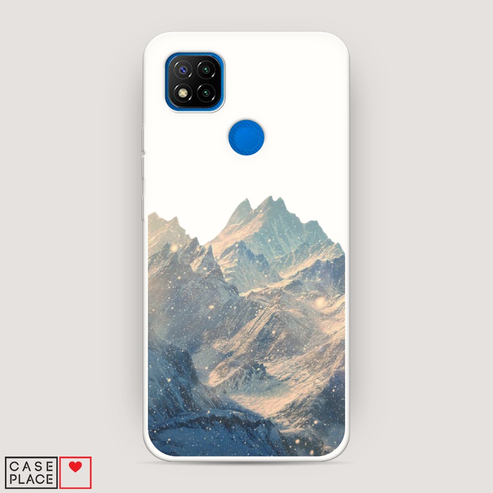 

Матовый силиконовый чехол "Горы арт 2" на Xiaomi Redmi 9C, 39057-1