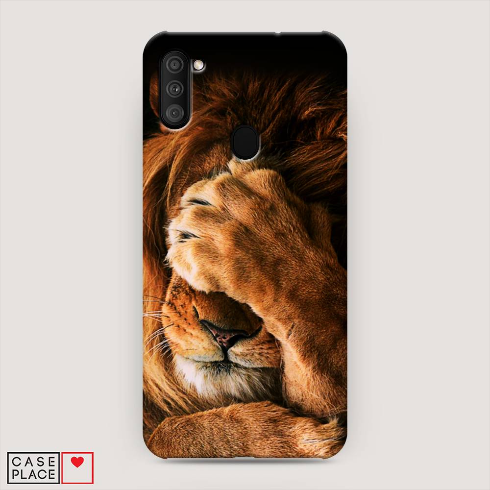 

Пластиковый чехол "Львиный стыд" на Samsung Galaxy M11, 2100620-1