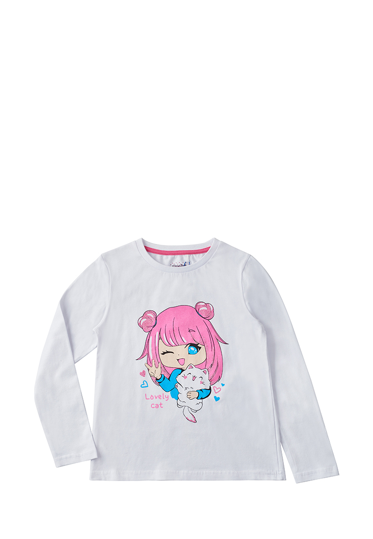 Лонгслив детский Max&Jessi AW23C41503313, белый, 116