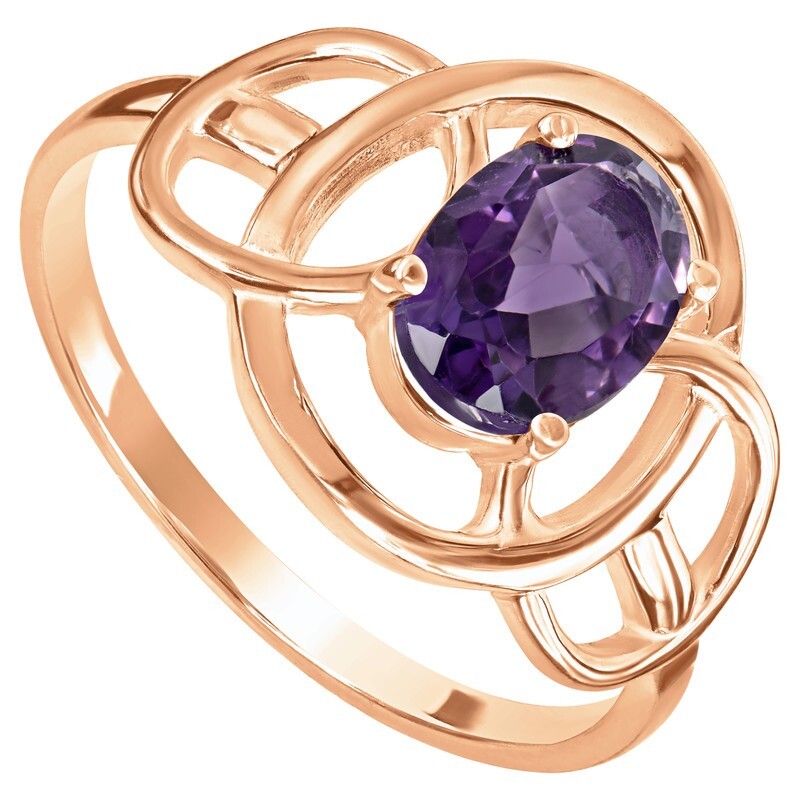 

Кольцо из серебра с аметистом р. LAZURIT-ONLINE 845702, 845702