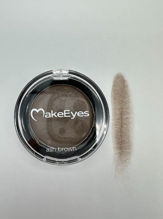 Тени для бровей MakeEyes серо-коричневые ash brown