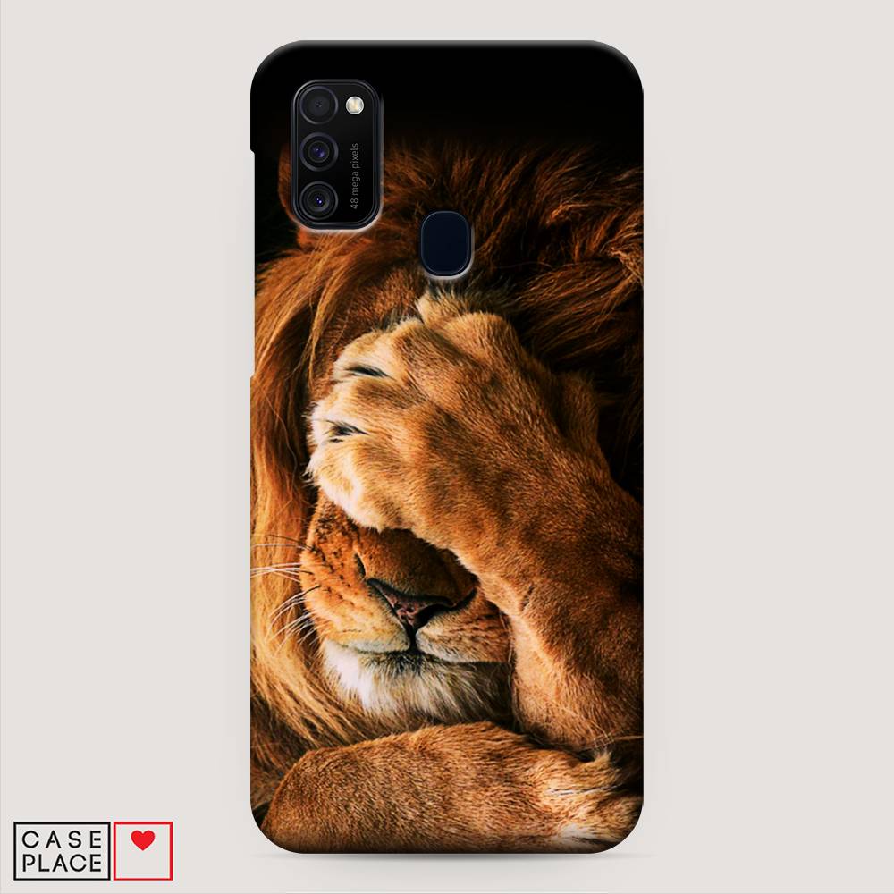 

Пластиковый чехол "Львиный стыд" на Samsung Galaxy M30s, 29820-1