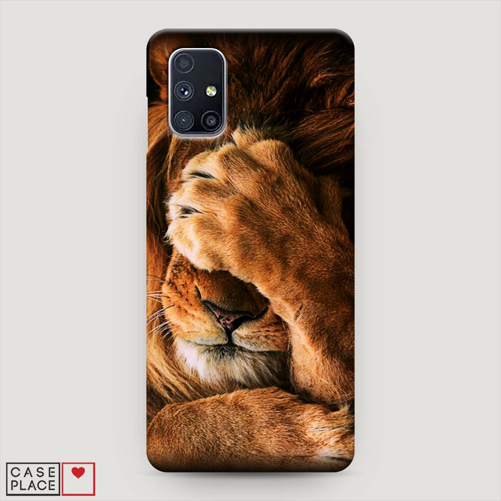 

Пластиковый чехол "Львиный стыд" на Samsung Galaxy M51, 2101520-1
