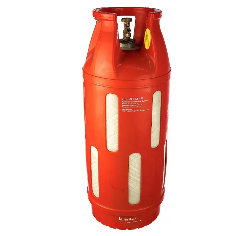 Баллон пропановый полимерно-композитный Litesafe 47 л/20 кг LS 47L полимерно композитный баллон для сжиженного газа litesafe