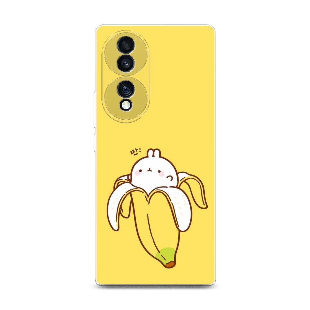 

Чехол Awog на Honor 70 "Зайчик-бананчик", Разноцветный, 6108250-2