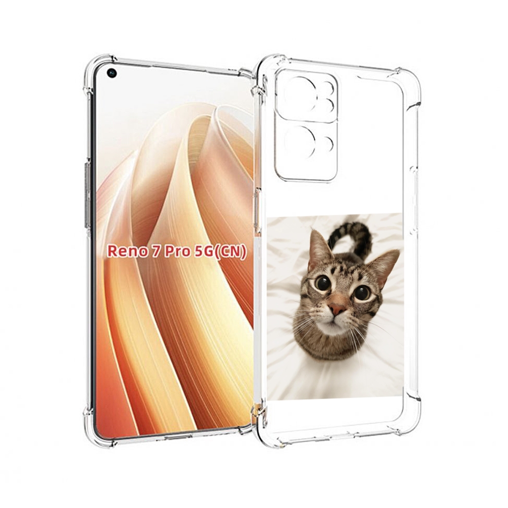 

Чехол MyPads Котик для OPPO Reno7 Pro 5G, Прозрачный, Tocco