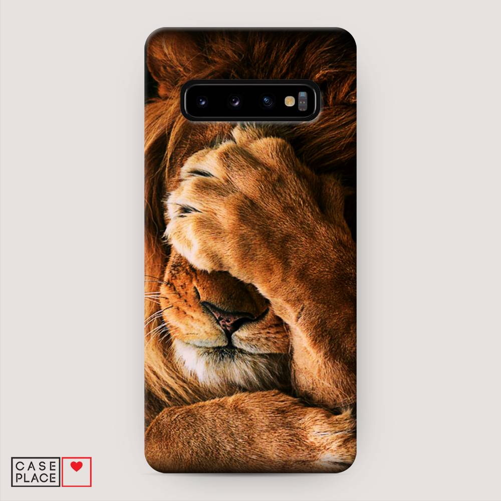 

Пластиковый чехол "Львиный стыд" на Samsung Galaxy S10 +, 27120-1