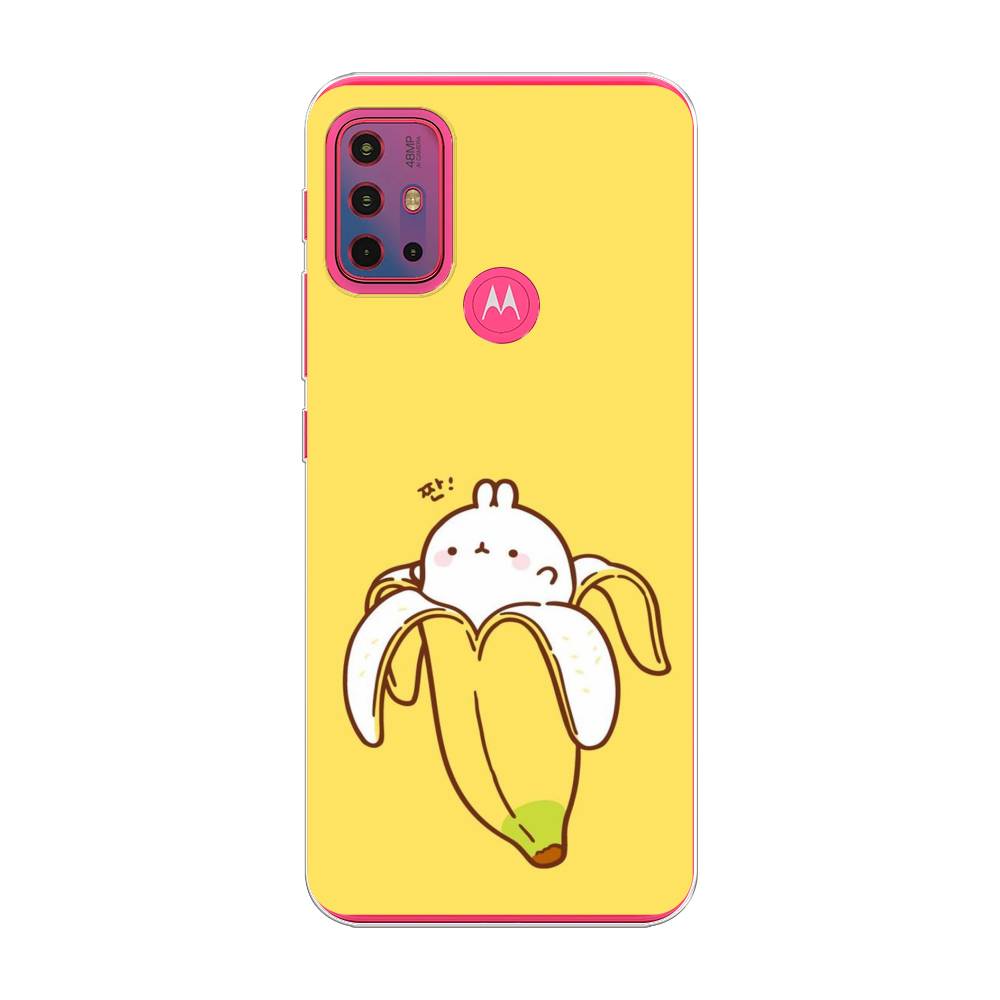 

Чехол Awog на Lenovo K13 Note/Motorola Moto G10/G20/G30 "Зайчик-бананчик", Разноцветный, 242250-2
