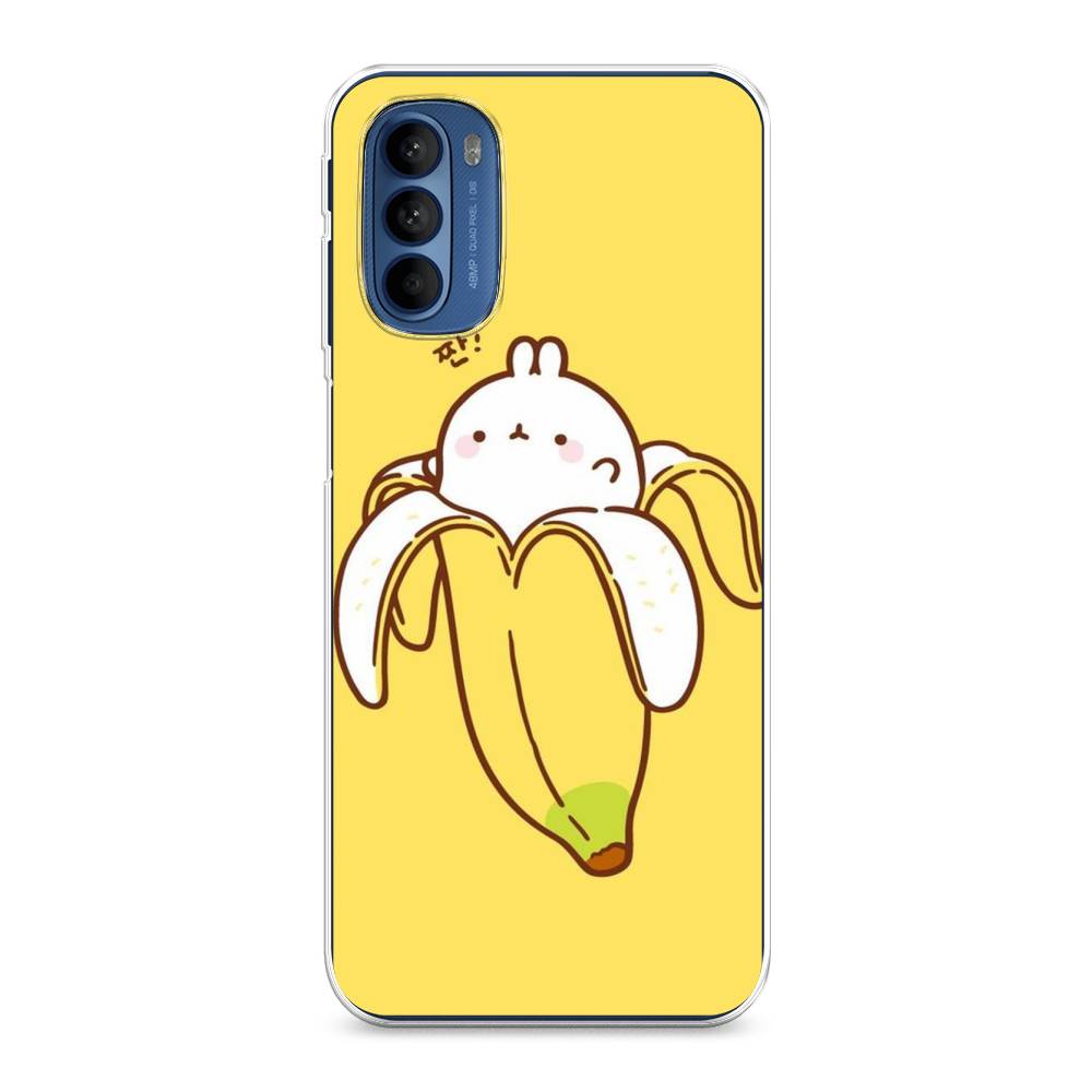 

Чехол Awog на Motorola Moto G31/G41 "Зайчик-бананчик", Разноцветный, 242550-2