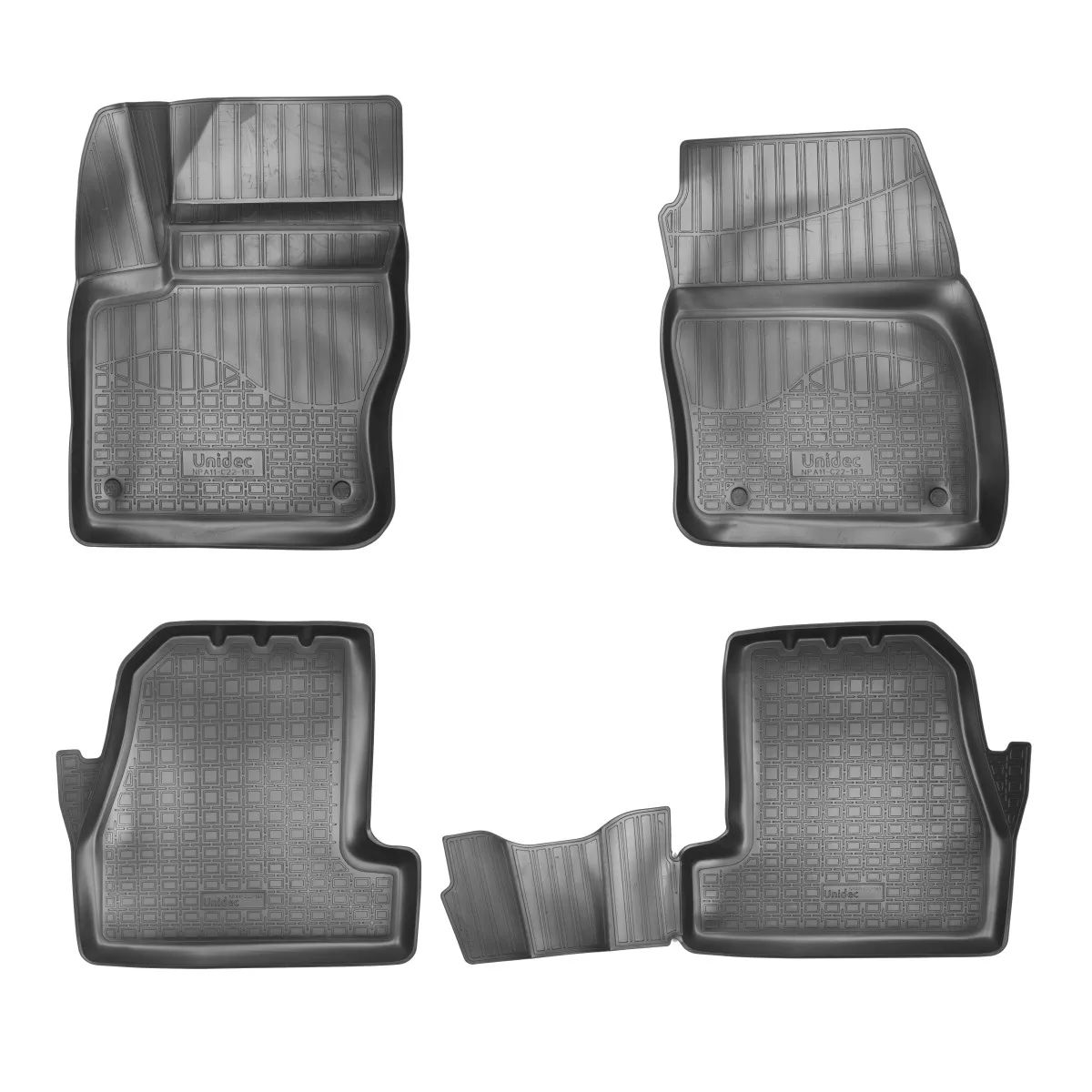 

Коврики в салон полиуретан NORPLAST FORD Focus III 15- /3D черный комплект NPA11-C22-183