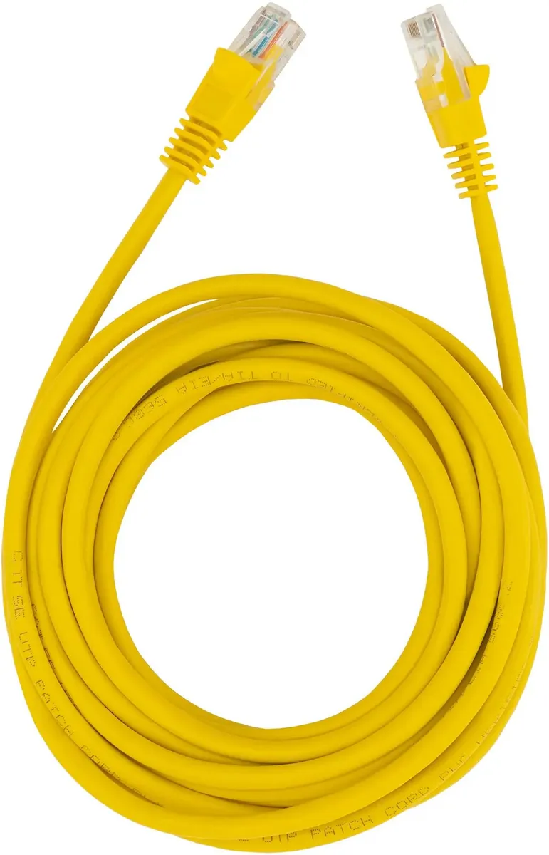

Патч-корд Buro литой molded, UTP, cat.5E, 5м, 4 пары, 26AWG, алюминий омедненный, 1 шт,, Патч-корд Buro литой (molded), UTP, cat.5E, 5м, 4 пары, 26AWG, алюминий омедненный, 1 шт, желтый