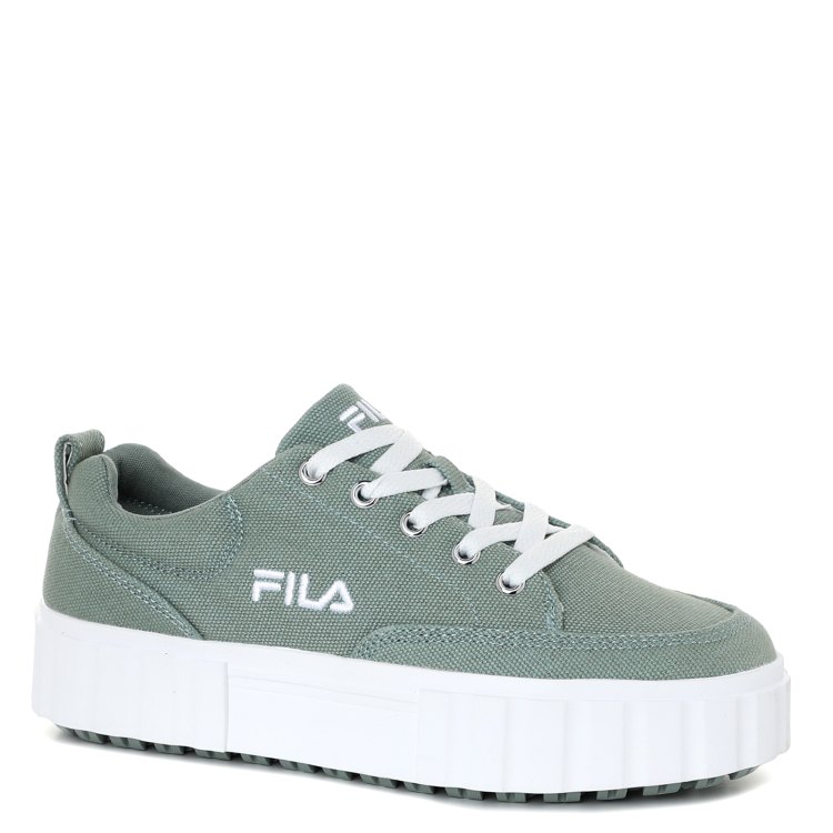 фото Кеды женские fila sandblast c low wmn зеленые 37 eu