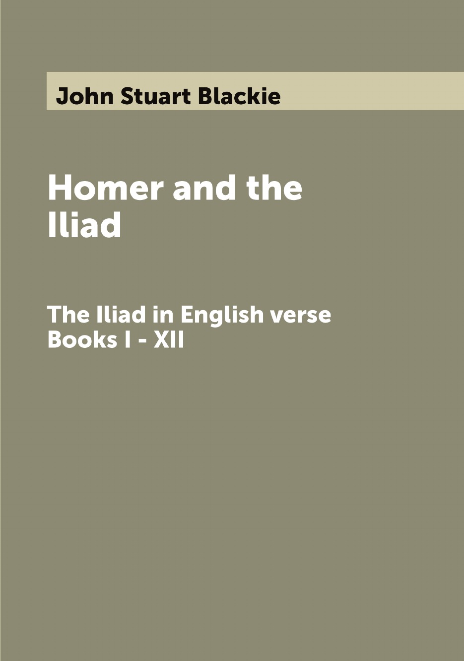 

Homer and the Iliad