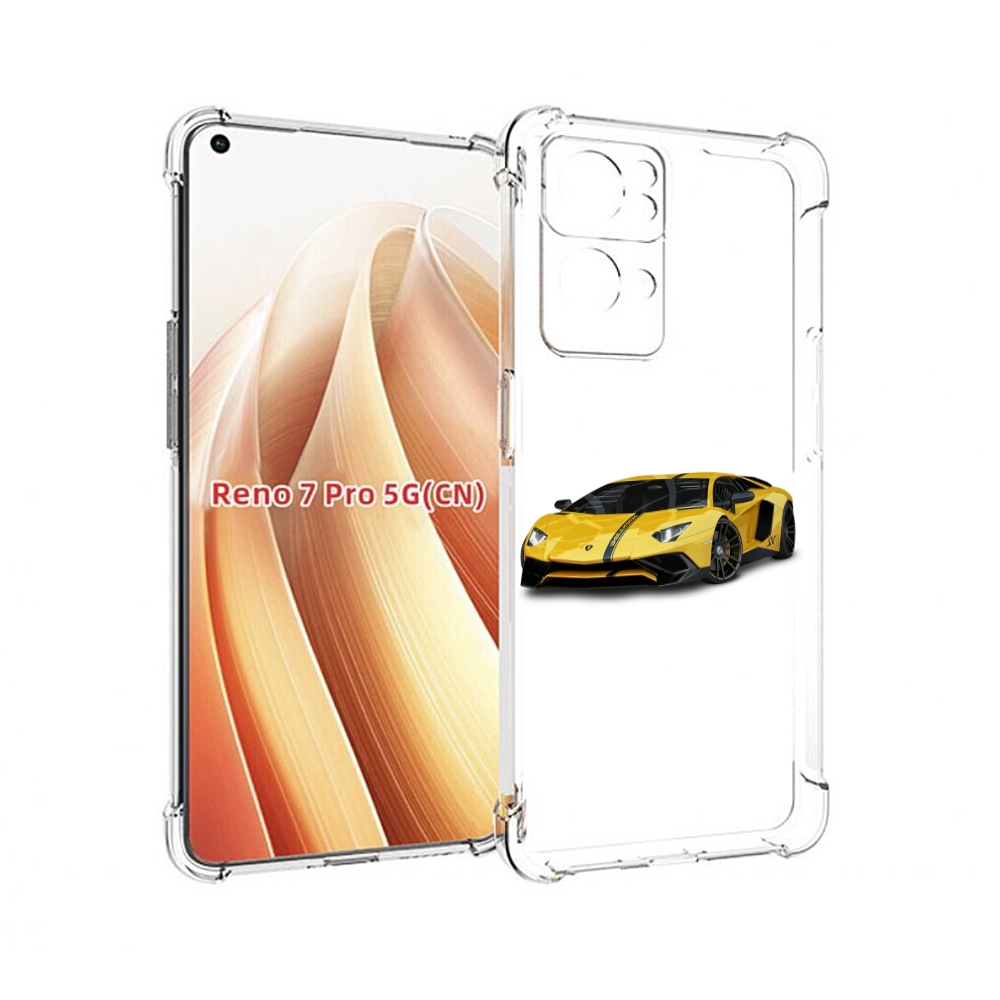 

Чехол MyPads Ламбо мужской для OPPO Reno7 Pro 5G, Прозрачный, Tocco