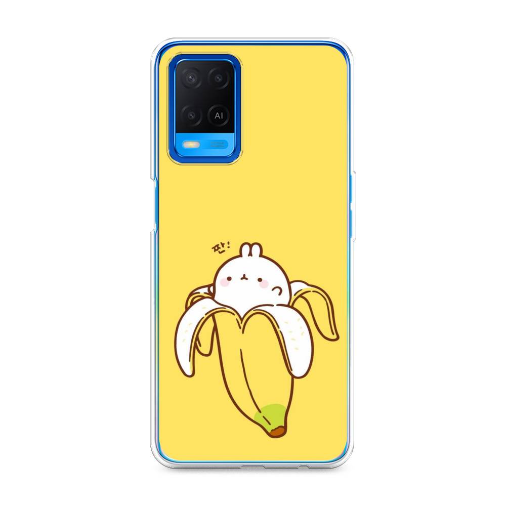 

Чехол Awog на Oppo A54 "Зайчик-бананчик", Разноцветный, 256150-2