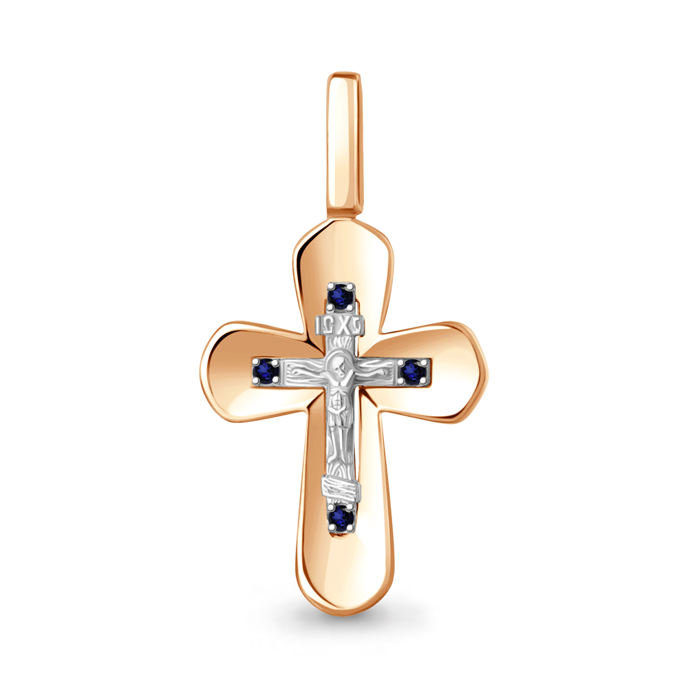 

Кулон из красного золота с сапфиром Aquamarine 922811к, 922811к_585_кз
