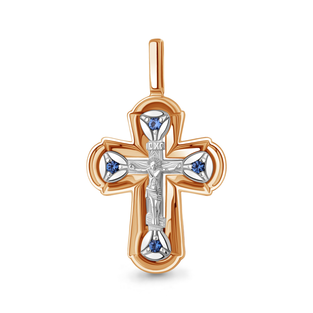 

Кулон из красного золота с сапфиром Aquamarine 922806к, 922806к_585_кз