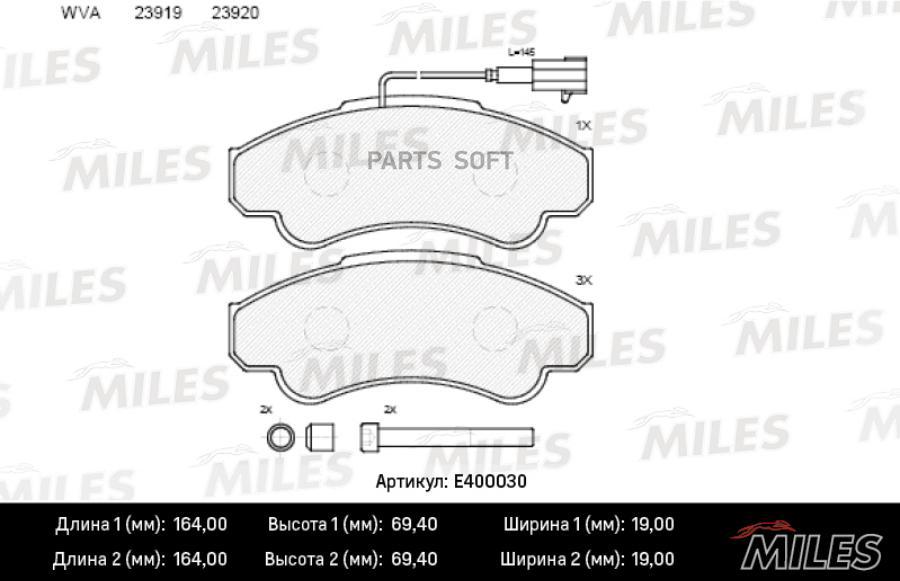 

Колодки Тормозные Fiat Ducato 02-; Citroen Jumper; Peugeot Boxer 94- Передние Low-Metallic