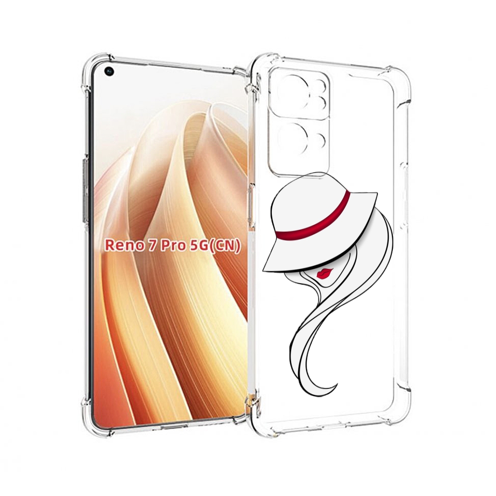 

Чехол MyPads Лого женский для OPPO Reno7 Pro 5G, Прозрачный, Tocco