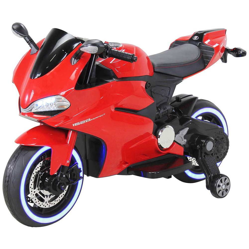 фото Детский электромобиль - мотоцикл ducati red - sx1628-g hollicy
