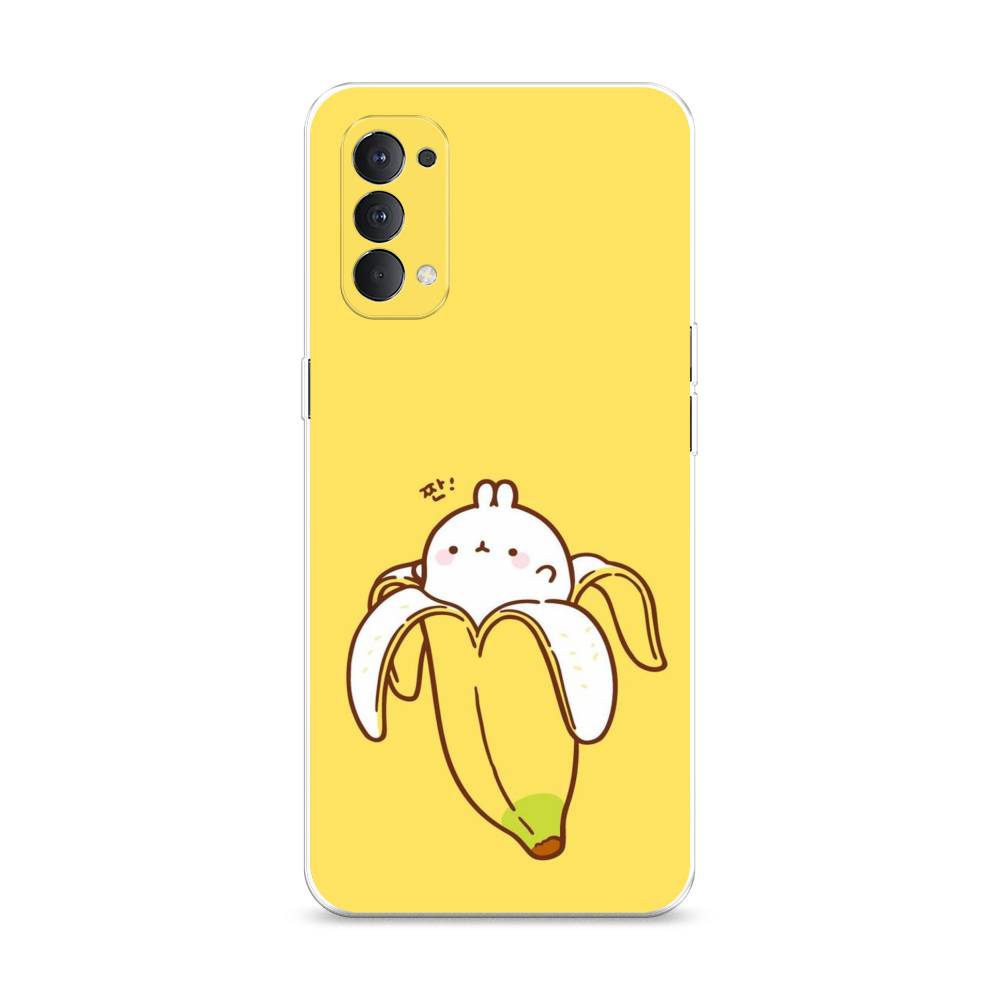 

Чехол Awog на Oppo Reno 4 4G "Зайчик-бананчик", Разноцветный, 259450-2