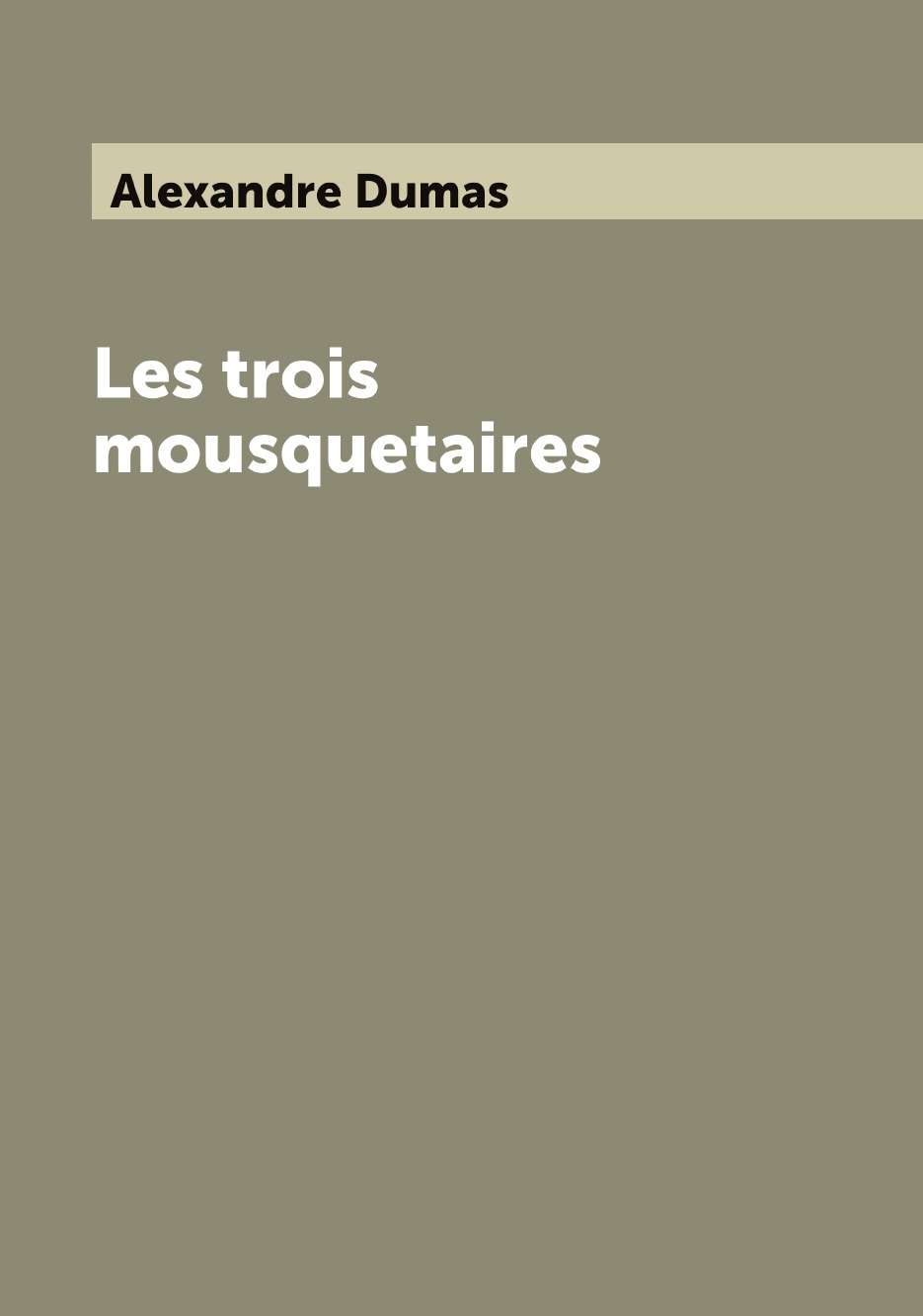 

Les trois mousquetaires