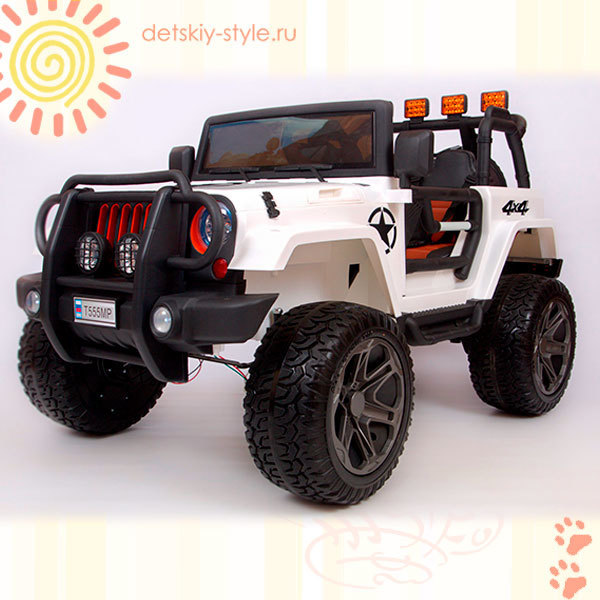 

Детский Электромобиль Barty "Jeep Wrangler T555MP (4X4)" (Электромашины)