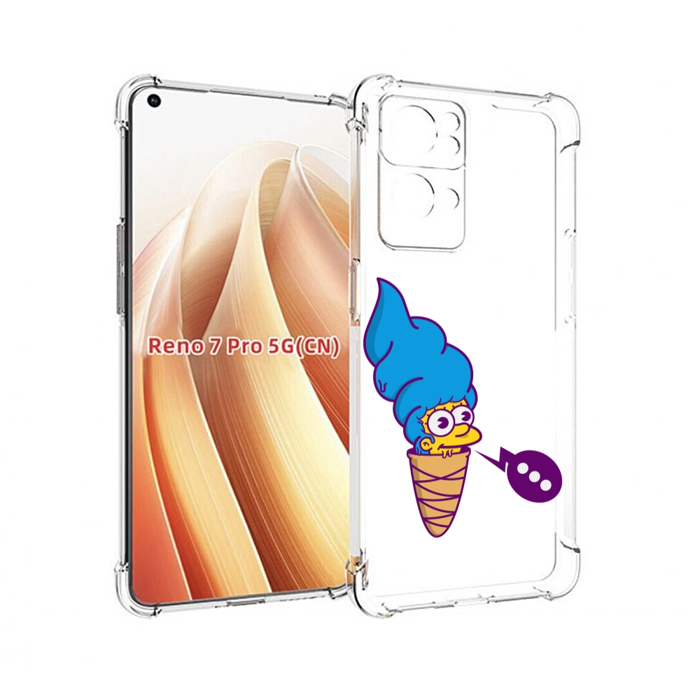 

Чехол MyPads Мардж-рожок для OPPO Reno7 Pro 5G, Прозрачный, Tocco