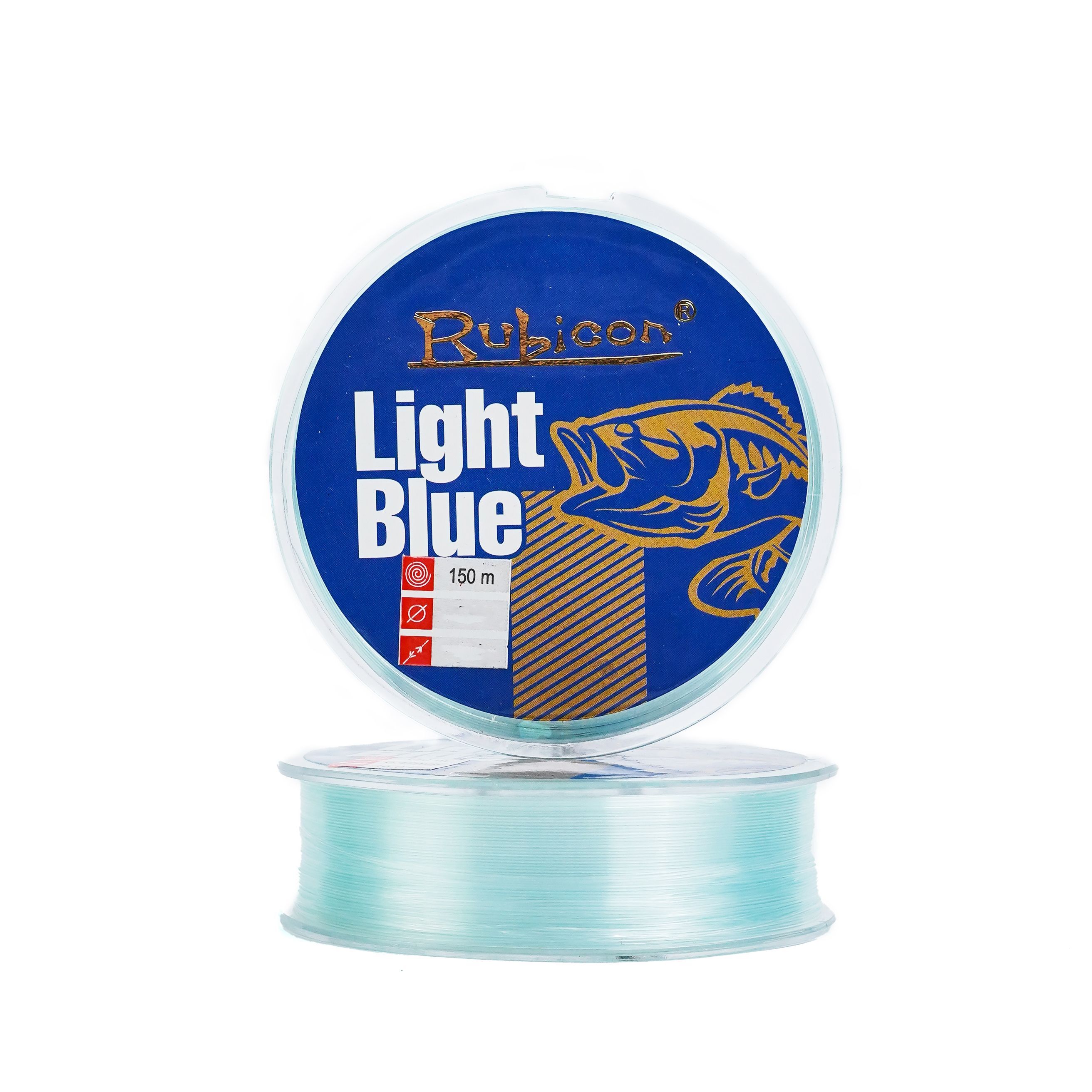 Монофильная леска для рыбалки RUBICON Light Blue 150 м 0,28 мм