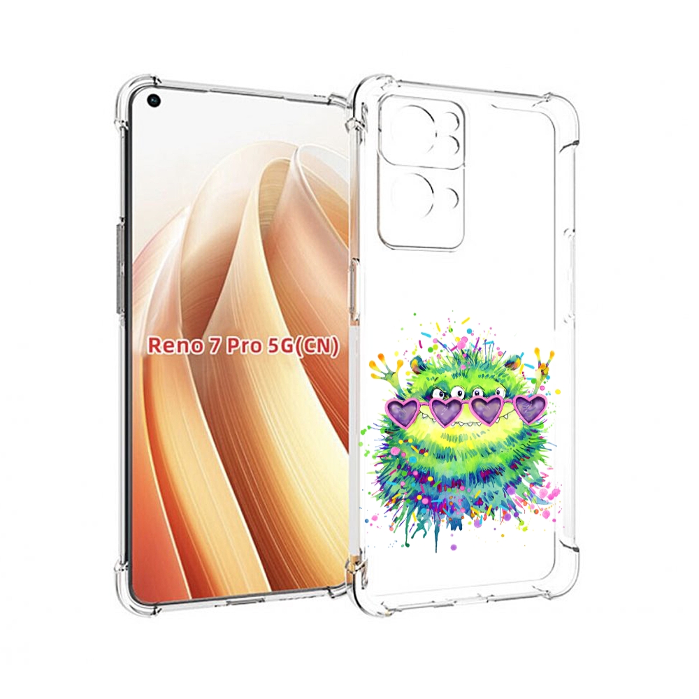 

Чехол MyPads Пушистый персонаж для OPPO Reno7 Pro 5G, Прозрачный, Tocco