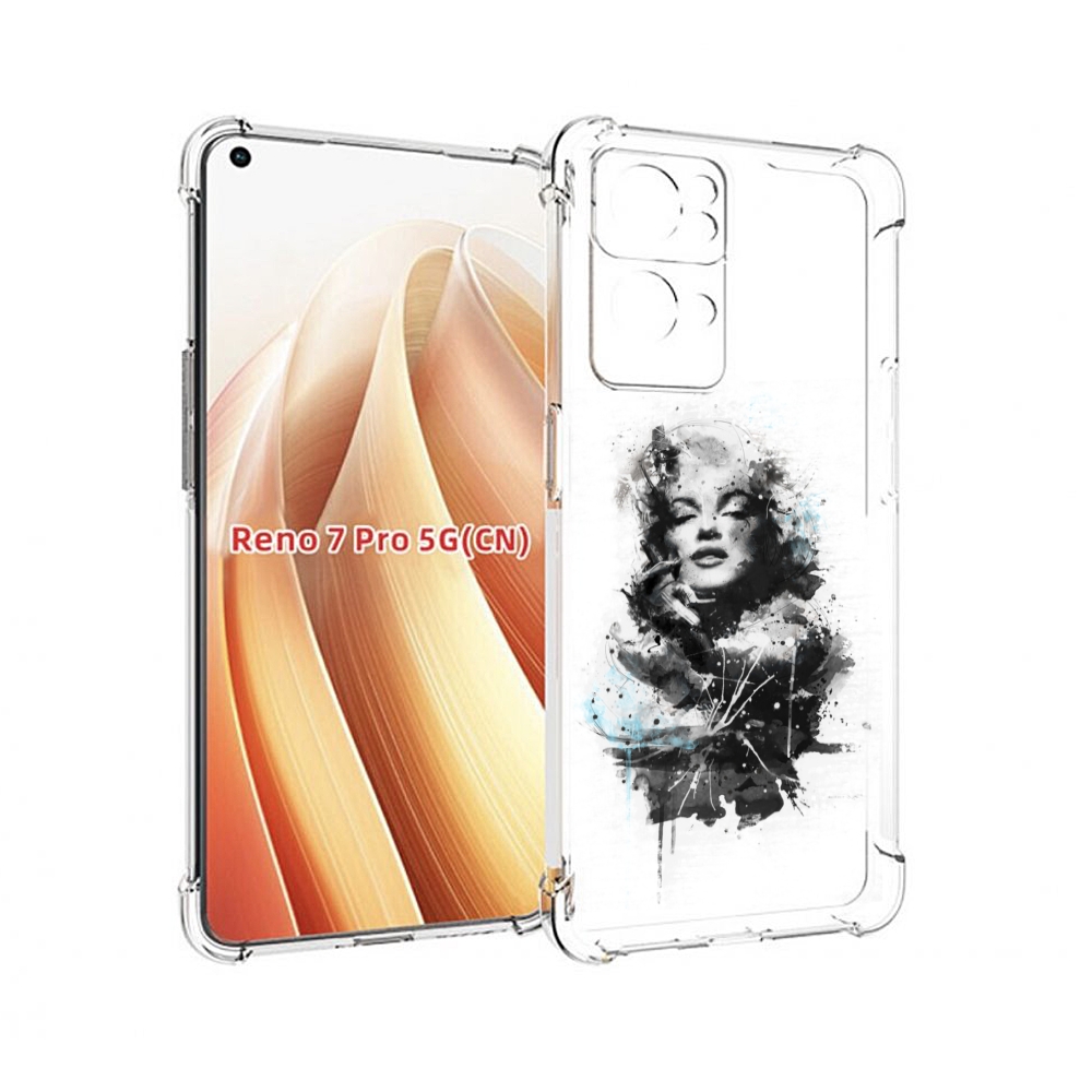 

Чехол MyPads Мерлин Монро загадочная женский для OPPO Reno7 Pro 5G, Прозрачный, Tocco