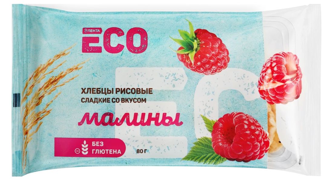 

Хлебцы Лента Life рис со вкусом малины 80 г