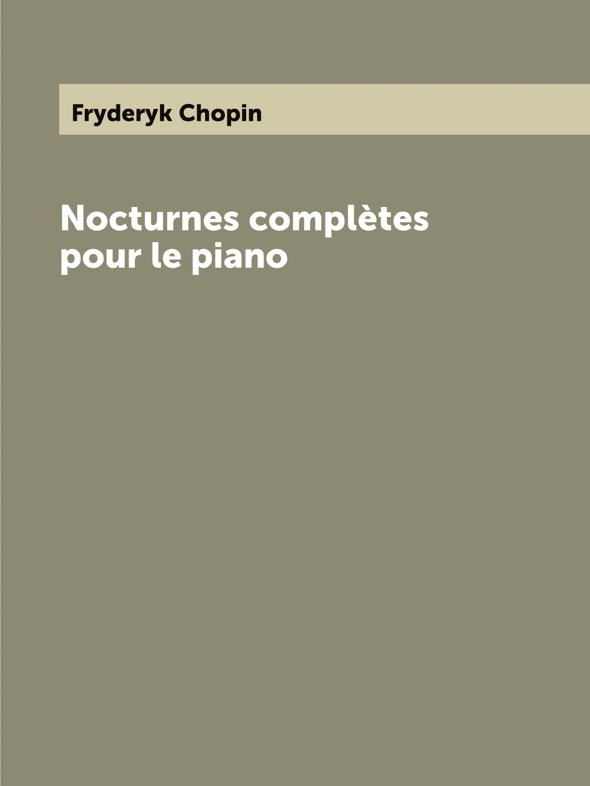 

Nocturnes completes pour le piano