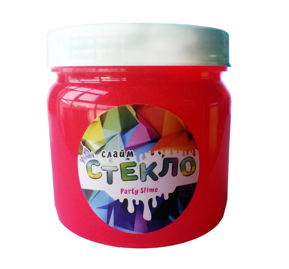 Слайм Стекло Party Slime красный неон 400 грамм 419₽