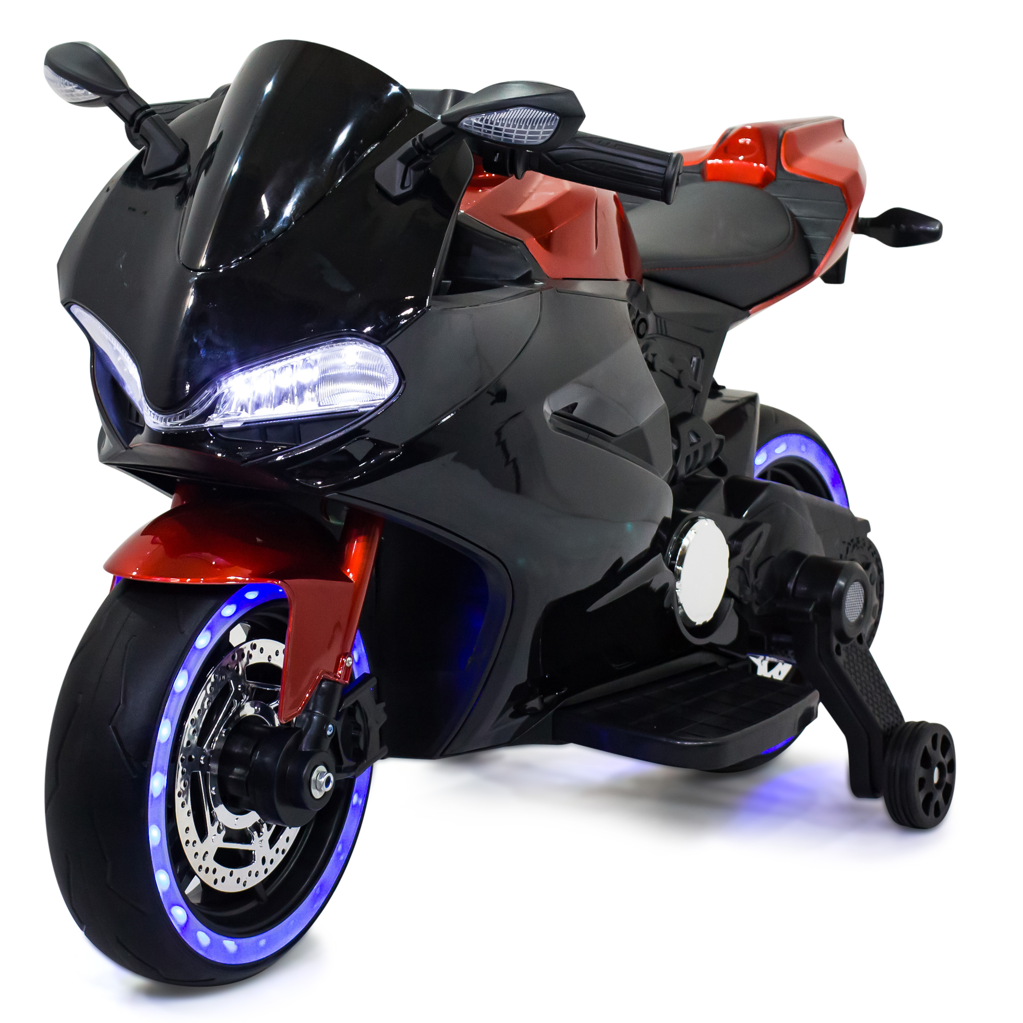 фото Детский электромотоцикл ducati red black (12v, eva, ручка газа) - ft-1628-sp-red-black futai