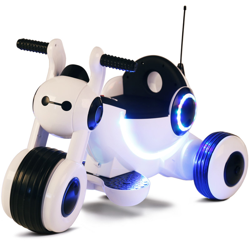 

Детский электромотоцикл HL300 White 6V - HL300