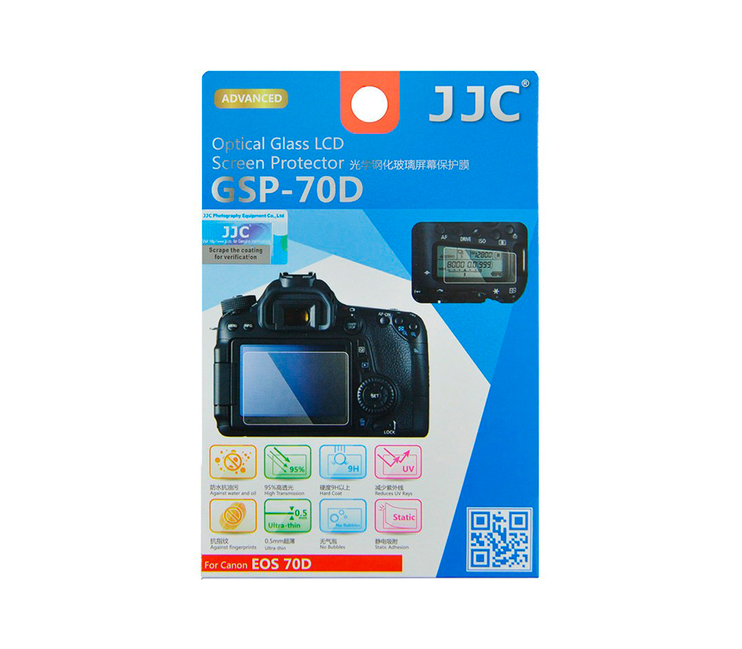

Защитное стекло JJC GSP-70D для фотоаппарата Canon, GSP-70D