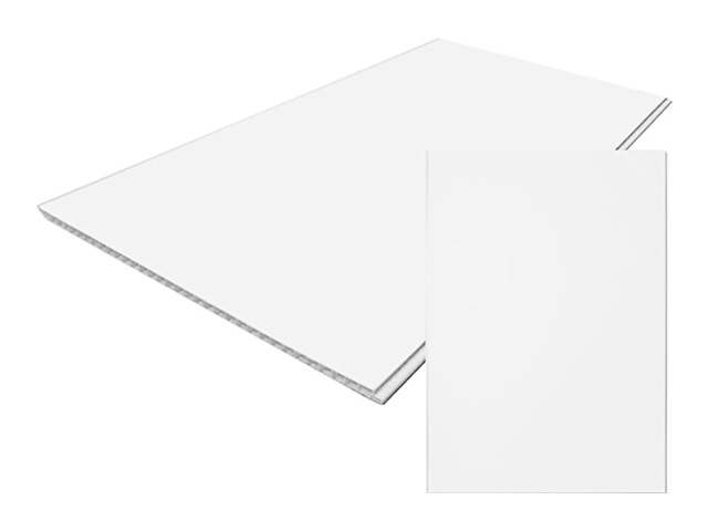 

Панель ПВХ Белый матовый 2700х250х9мм Пластмаркет