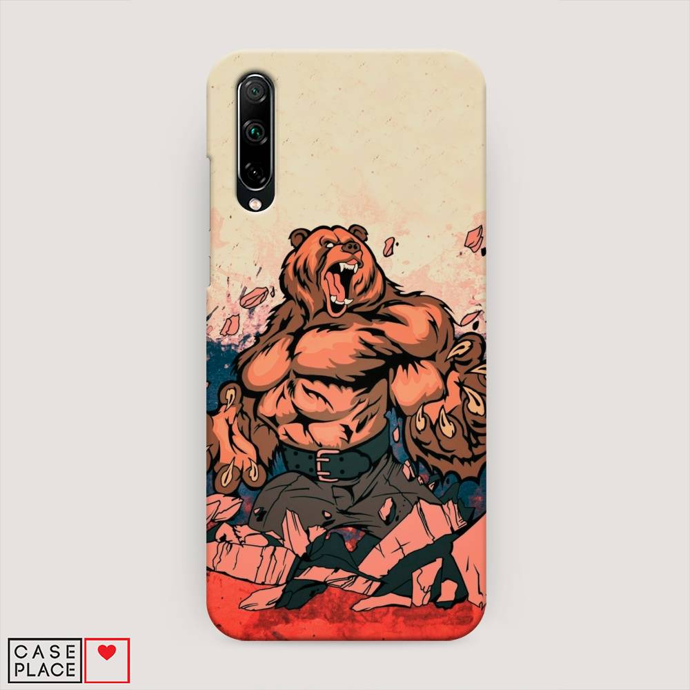 

Чехол Awog "Медведь с флагом РФ" для Honor 30i