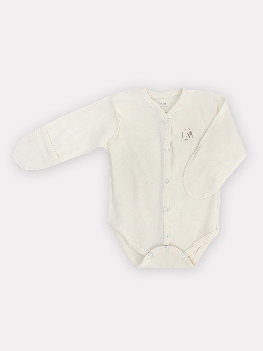 

Боди с длинным рукавом Rant HUGS AND KISSES Friends Beige р.56, Розовый, 6774_print