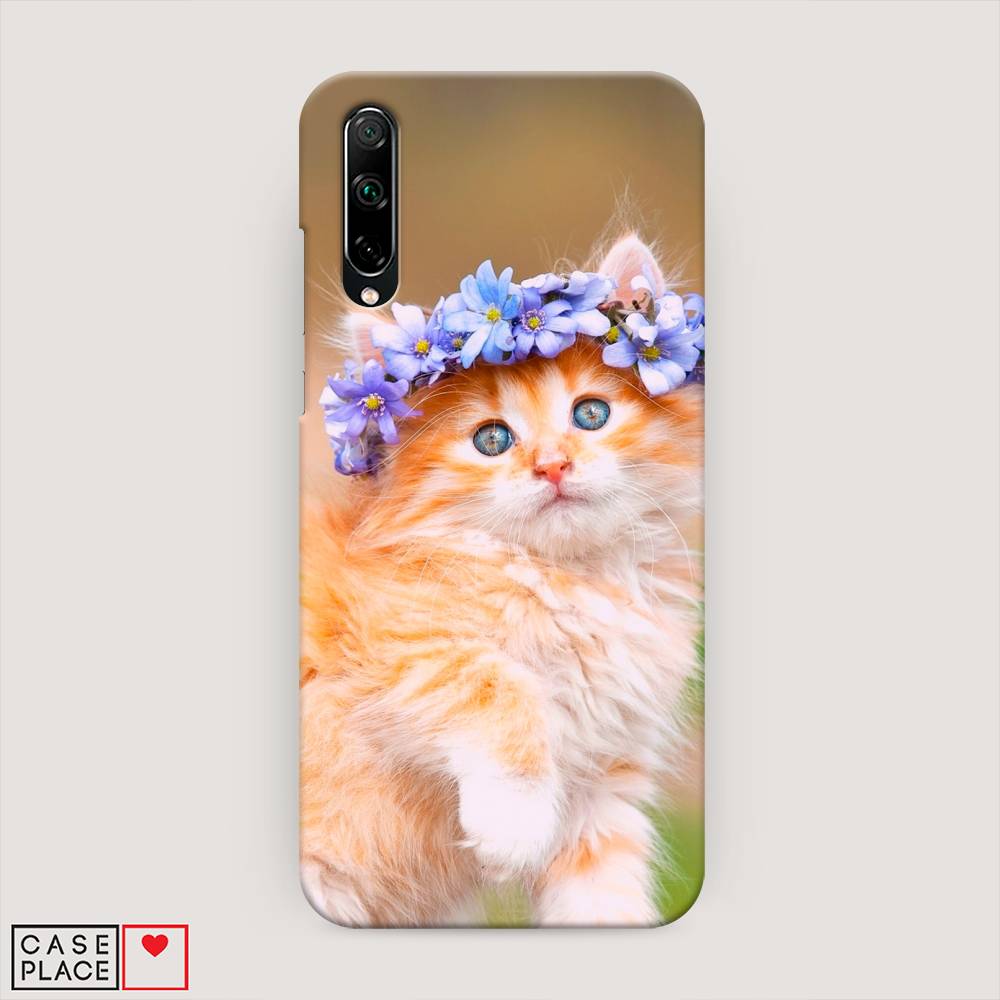 

Чехол Awog "Рыжий кот в венке" для Honor 30i