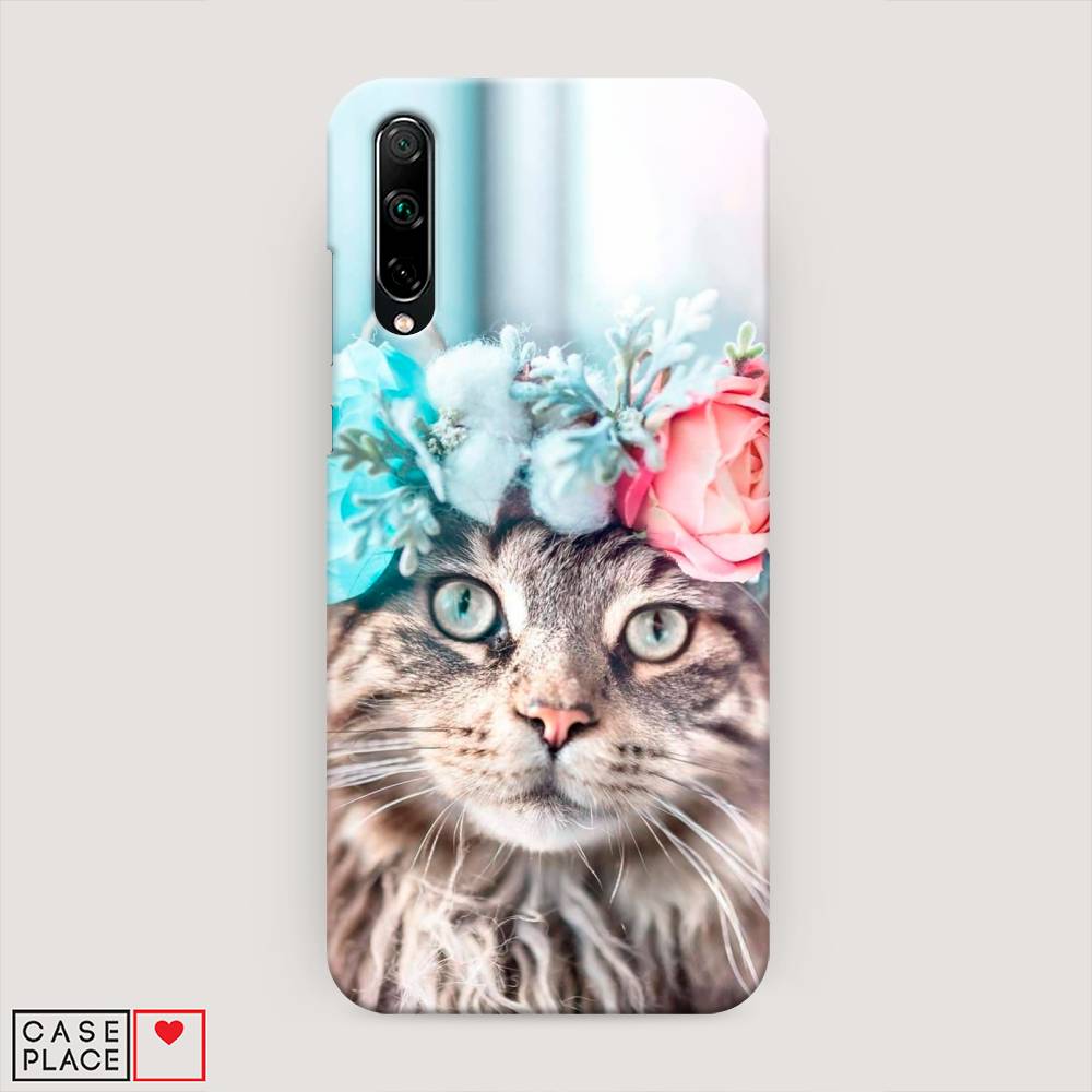 

Чехол Awog "Кот в венке" для Honor 30i