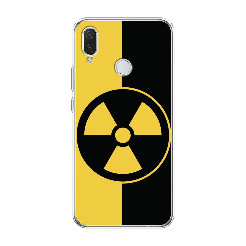 фото Чехол awog "эмблема черно-желтая" для huawei nova 3i