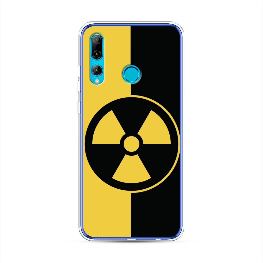 фото Чехол awog "эмблема черно-желтая" для huawei p smart plus 2019